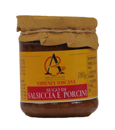 Sugo salsiccia e porcini